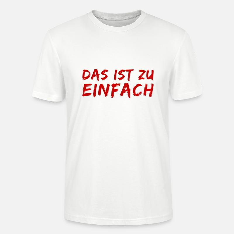 wie einfach - Stanley/Stella Unisex Bio-T-Shirt CRAFTER - Weiß
