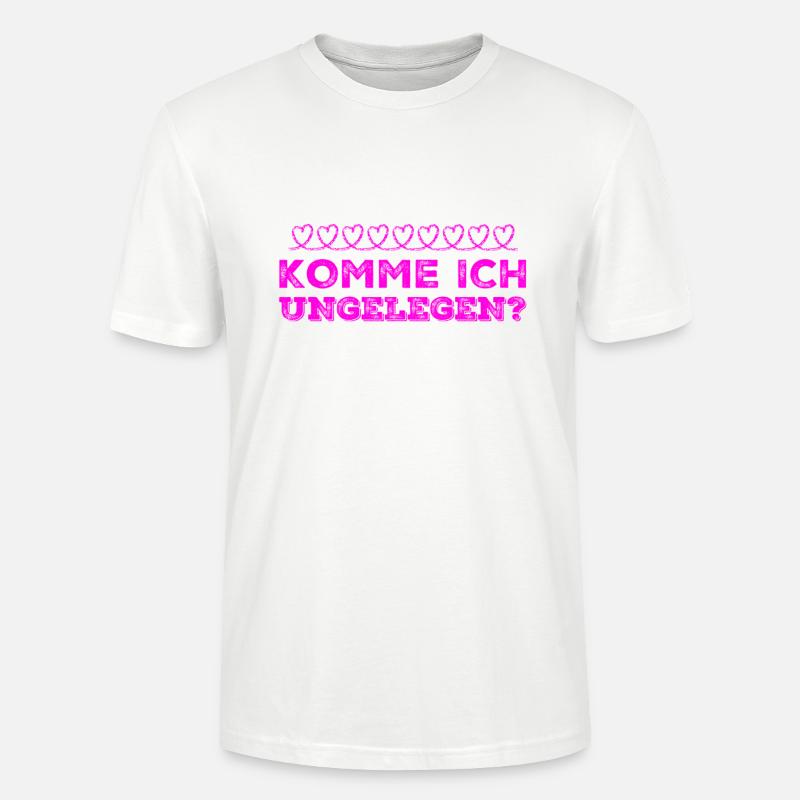 passt es gerade? - Stanley/Stella Unisex Bio-T-Shirt CRAFTER - Weiß
