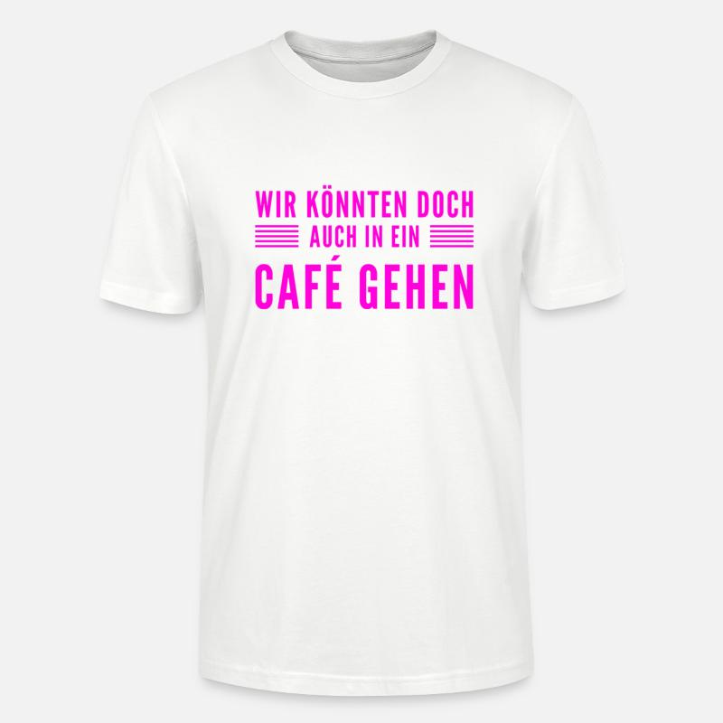 Bock auf einen Kaffee? - Stanley/Stella Unisex Bio-T-Shirt CRAFTER - Weiß