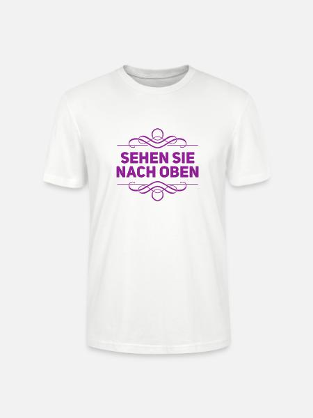 Blick in den Himmel - Stanley/Stella Unisex Bio-T-Shirt CRAFTER - Weiß