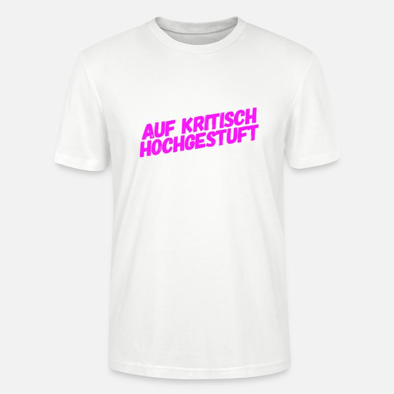 es wird kritischer - Stanley/Stella Unisex Bio-T-Shirt CRAFTER - Weiß