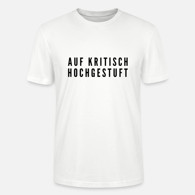 so sieht kritisch aus - Stanley/Stella Unisex Bio-T-Shirt CRAFTER - Weiß