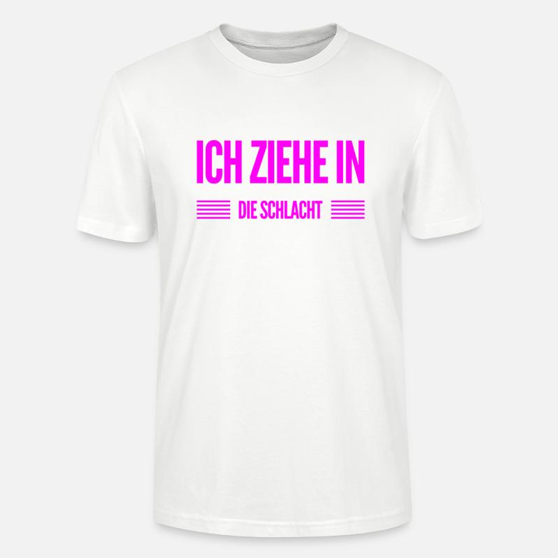 ich bin bereit - Stanley/Stella Unisex Bio-T-Shirt CRAFTER - Weiß