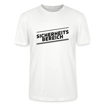Sicherheitsbereich - Stanley/Stella Unisex Bio-T-Shirt CRAFTER - Weiß - Vorne - Alina (178cm) & Michal (187cm)