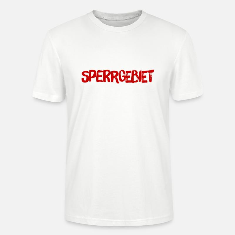 gesperrtes Gebiet - Stanley/Stella Unisex Bio-T-Shirt CRAFTER - Weiß