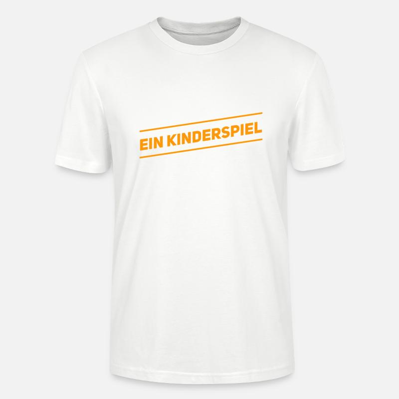 es war ein Kinderspiel - Stanley/Stella Unisex Bio-T-Shirt CRAFTER - Weiß