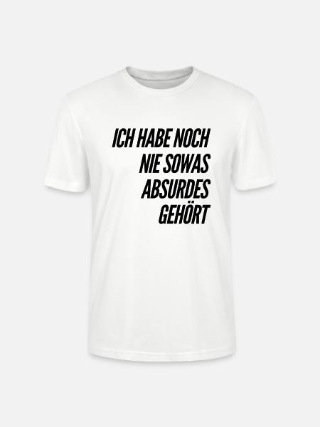 so ein Blödsinn - Stanley/Stella Unisex Bio-T-Shirt CRAFTER - Weiß