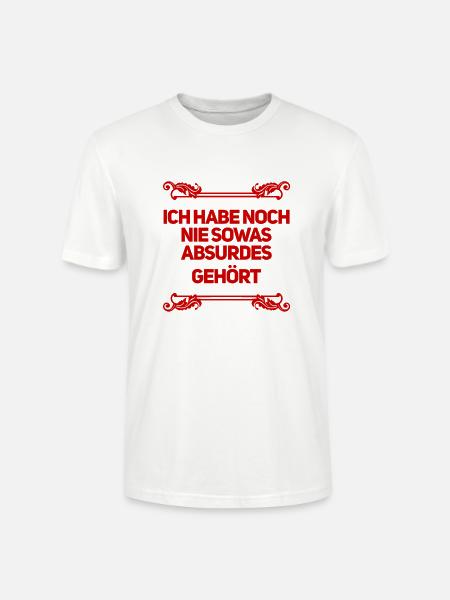 totaler Schwachsinn - Stanley/Stella Unisex Bio-T-Shirt CRAFTER - Weiß