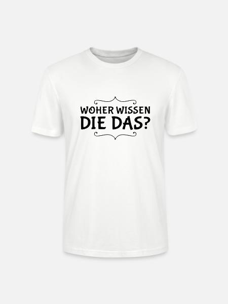 wir werden beobachtet - Stanley/Stella Unisex Bio-T-Shirt CRAFTER - Weiß