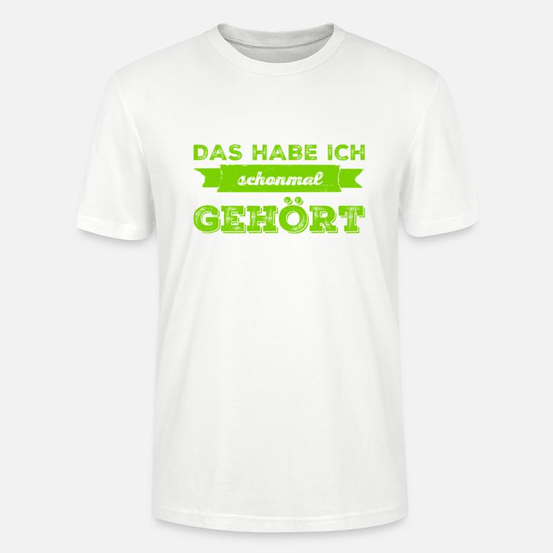 das kenn ich doch - Stanley/Stella Unisex Bio-T-Shirt CRAFTER - Weiß