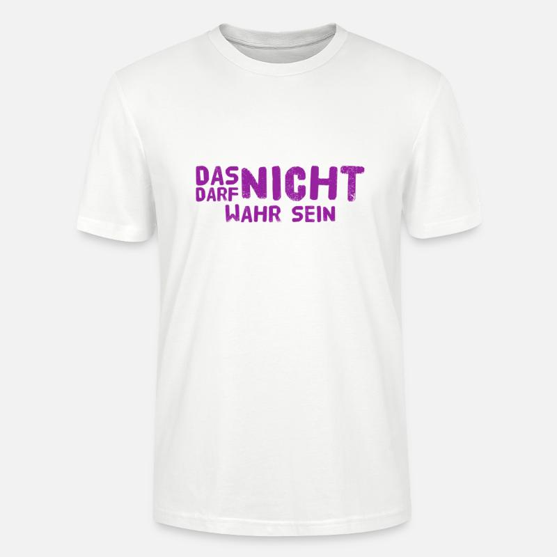 ich bin geschockt - Stanley/Stella Unisex Bio-T-Shirt CRAFTER - Weiß