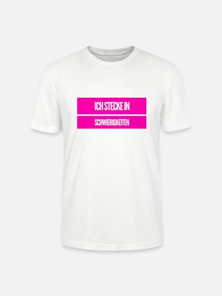 ich habe Probleme - Stanley/Stella Unisex Bio-T-Shirt CRAFTER - Weiß