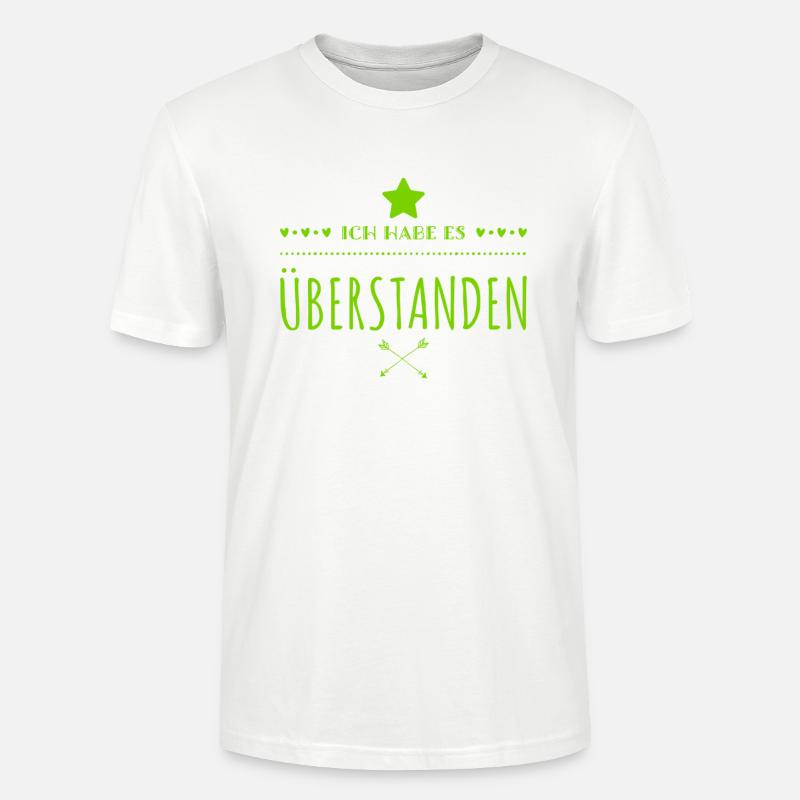 endlich vorbei - Stanley/Stella Unisex Bio-T-Shirt CRAFTER - Weiß