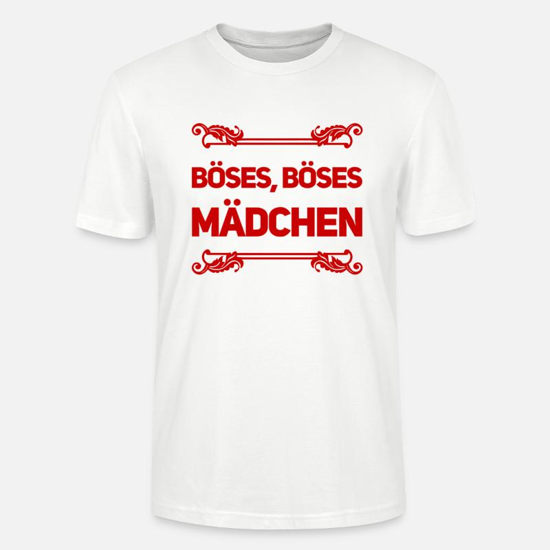 gemeines Mädchen - Stanley/Stella Unisex Bio-T-Shirt CRAFTER - Weiß
