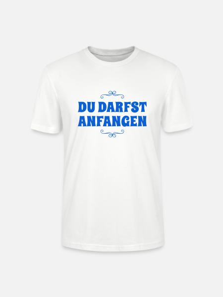 du beginnst - Stanley/Stella Unisex Bio-T-Shirt CRAFTER - Weiß