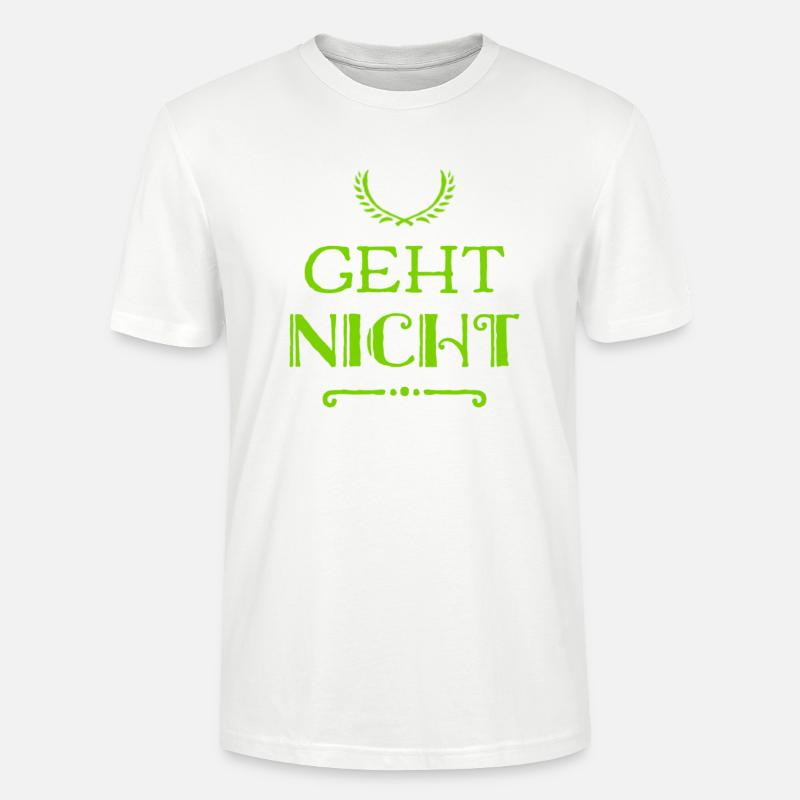 ich will nicht - Stanley/Stella Unisex Bio-T-Shirt CRAFTER - Weiß