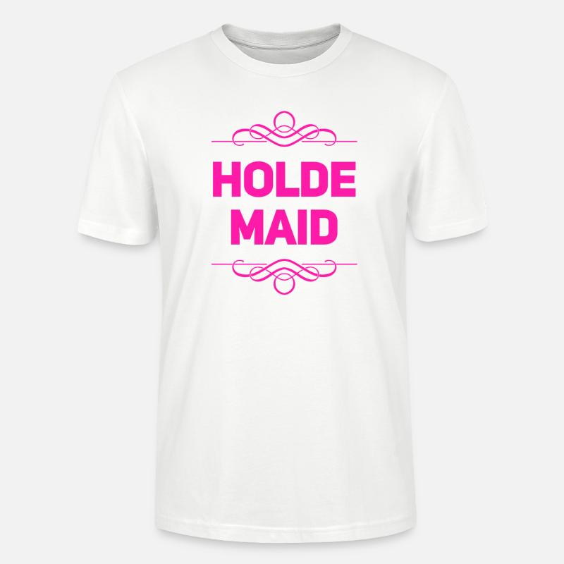 ich bin eine Maid - Stanley/Stella Unisex Bio-T-Shirt CRAFTER - Weiß