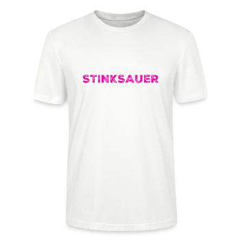ich bin richtig wütend - Stanley/Stella Unisex Bio-T-Shirt CRAFTER - Weiß - Vorne - Alina (178cm) & Michal (187cm)