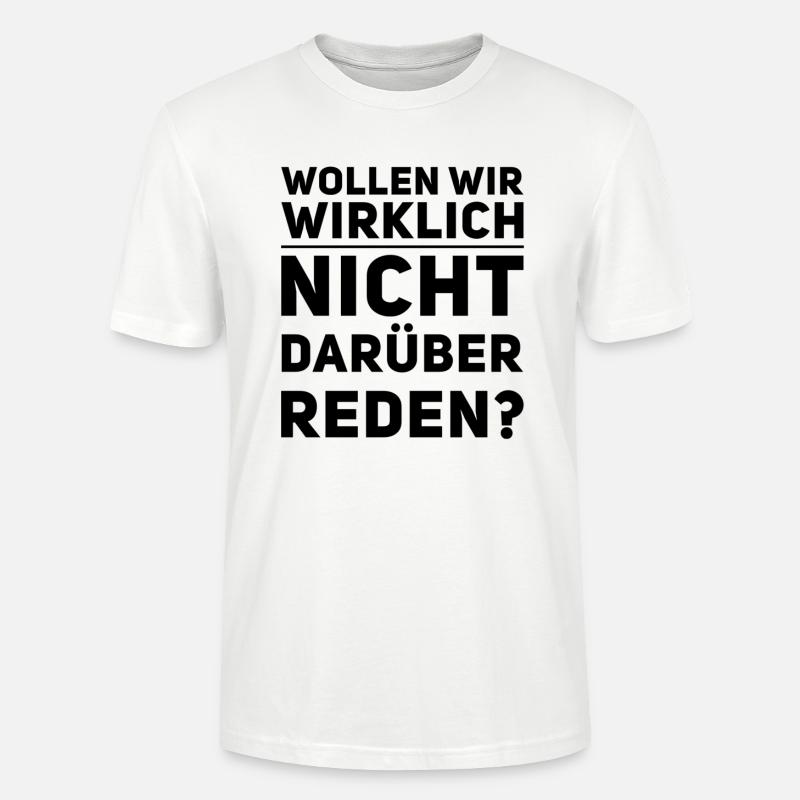 reden wir darüber - Stanley/Stella Unisex Bio-T-Shirt CRAFTER - Weiß