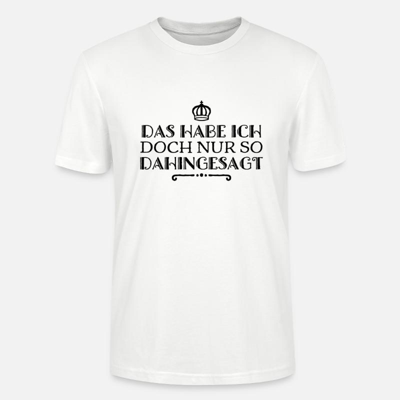 das war bedeutungslos - Stanley/Stella Unisex Bio-T-Shirt CRAFTER - Weiß