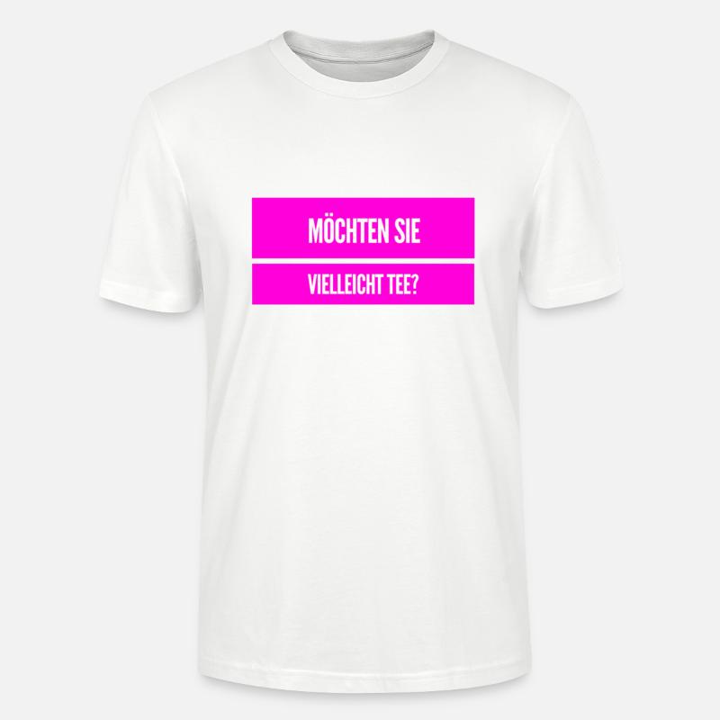 möchten sie Tee? - Stanley/Stella Unisex Bio-T-Shirt CRAFTER - Weiß
