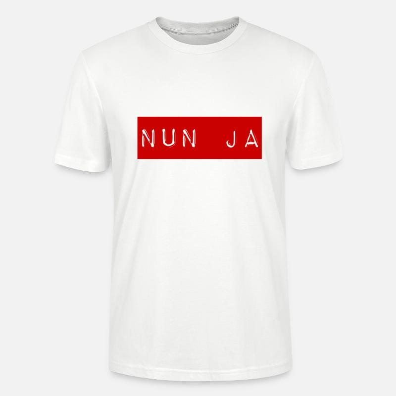 nun ja - Stanley/Stella Unisex Bio-T-Shirt CRAFTER - Weiß
