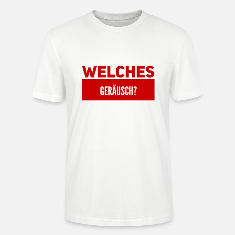 ist da ein Geräusch? - Stanley/Stella Unisex Bio-T-Shirt CRAFTER - Weiß