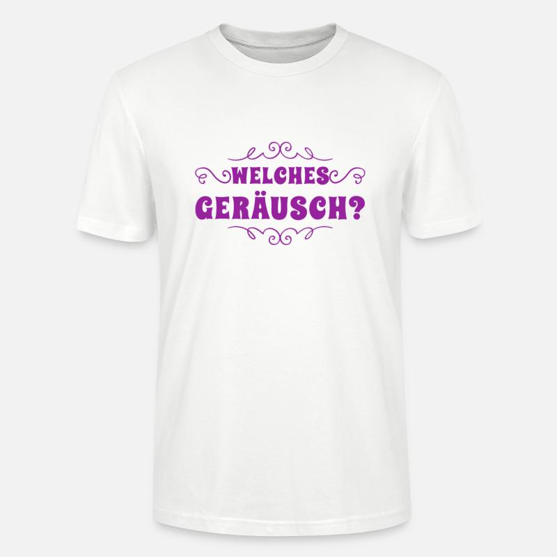 war da ein Geräusch? - Stanley/Stella Unisex Bio-T-Shirt CRAFTER - Weiß