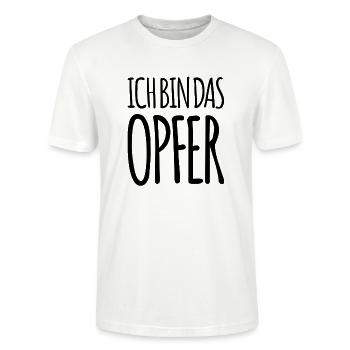 das Opfer - Stanley/Stella Unisex Bio-T-Shirt CRAFTER - Weiß - Vorne - Alina (178cm) & Michal (187cm)