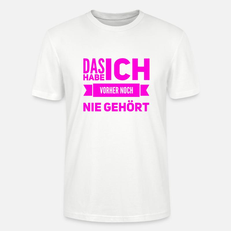 das verstehe ich nicht - Stanley/Stella Unisex Bio-T-Shirt CRAFTER - Weiß