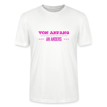 etwas ganz Besonderes - Stanley/Stella Unisex Bio-T-Shirt CRAFTER - Weiß - Vorne - Alina (178cm) & Michal (187cm)