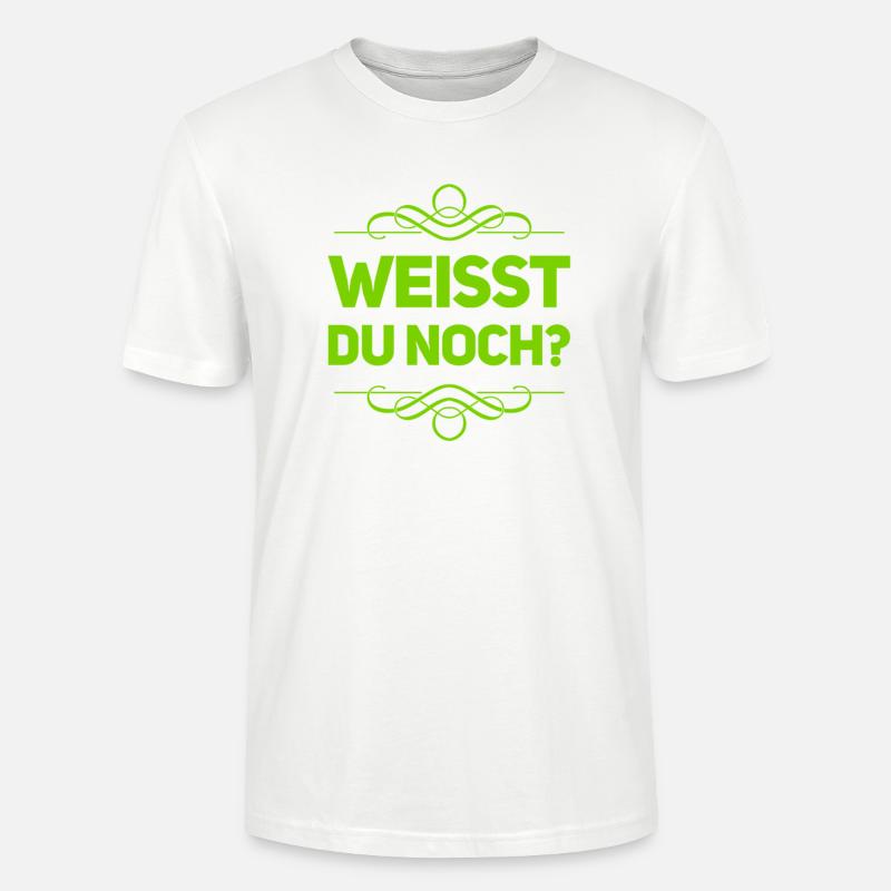 weißt du noch? - Stanley/Stella Unisex Bio-T-Shirt CRAFTER - Weiß