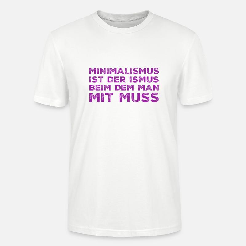 Minimalismus - Stanley/Stella Unisex Bio-T-Shirt CRAFTER - Weiß