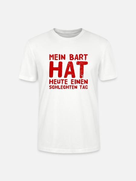 mein Bart - Stanley/Stella Unisex Bio-T-Shirt CRAFTER - Weiß