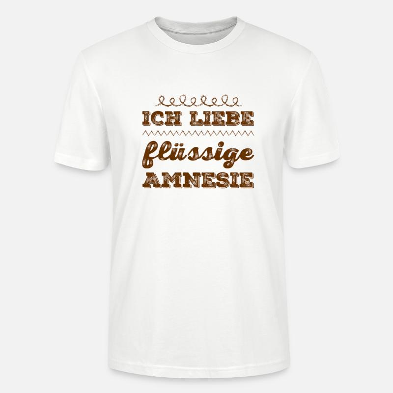 ich will vergessen - Stanley/Stella Unisex Bio-T-Shirt CRAFTER - Weiß