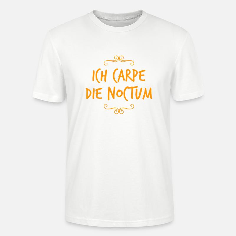 so sieht eine Nachteule aus - Stanley/Stella Unisex Bio-T-Shirt CRAFTER - Weiß