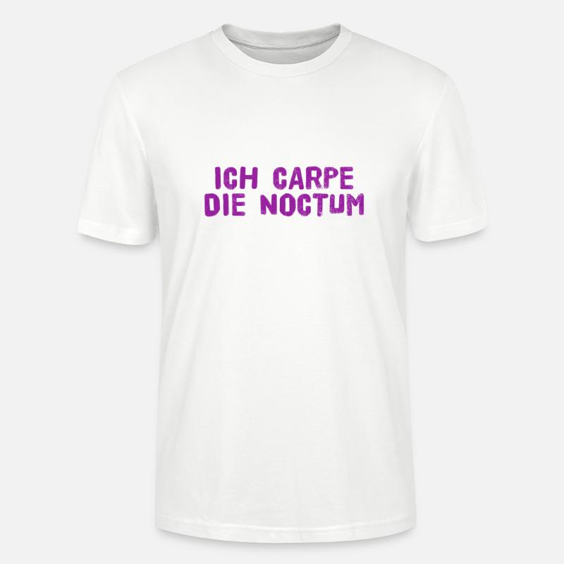 ich bin eine Nachteule - Stanley/Stella Unisex Bio-T-Shirt CRAFTER - Weiß