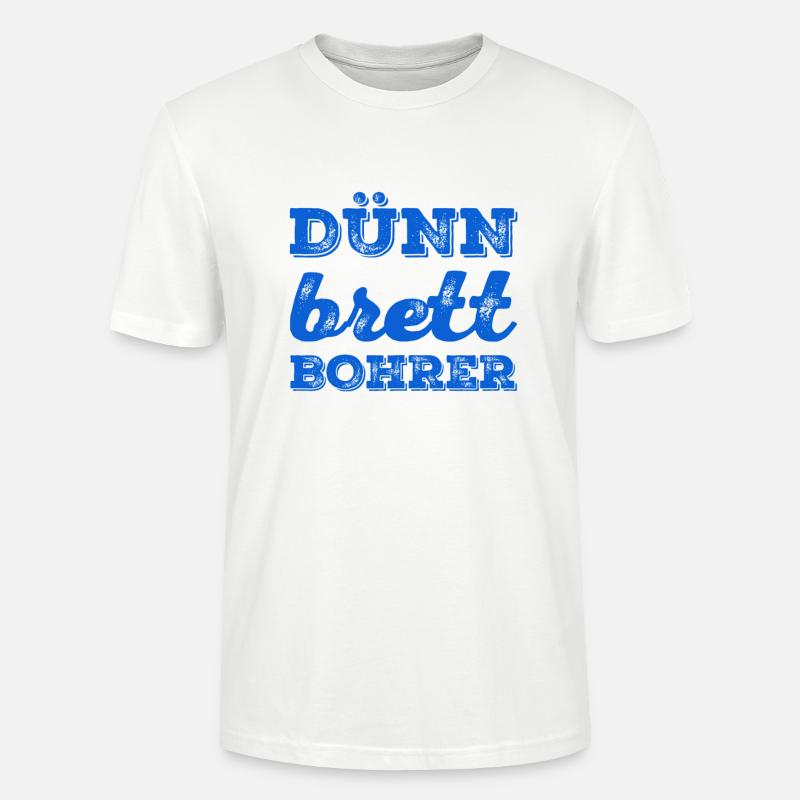 Dünnbrettbohrer - Stanley/Stella Unisex Bio-T-Shirt CRAFTER - Weiß