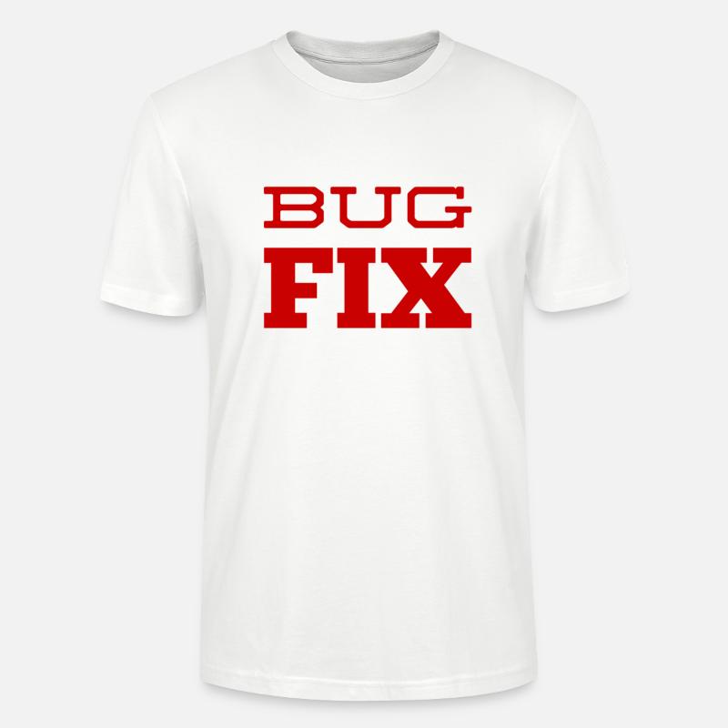 Bugfix ist mein Ding - Stanley/Stella Unisex Bio-T-Shirt CRAFTER - Weiß