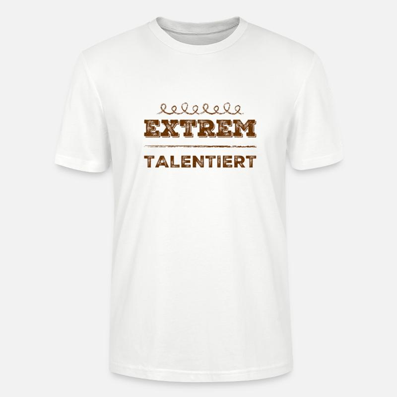 ich bin talentiert - Stanley/Stella Unisex Bio-T-Shirt CRAFTER - Weiß