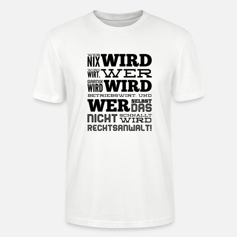 jeder wird etwas - Stanley/Stella Unisex Bio-T-Shirt CRAFTER - Weiß