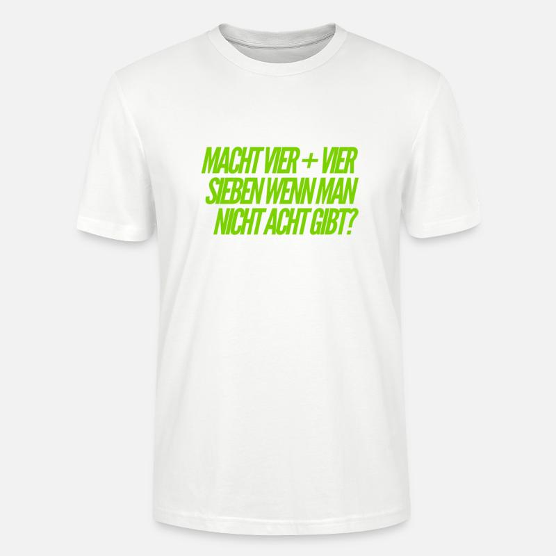 8 oder 7 - Stanley/Stella Unisex Bio-T-Shirt CRAFTER - Weiß