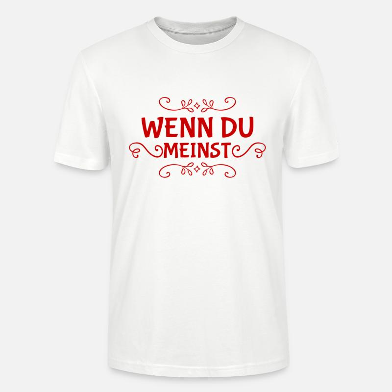 das ist deine Meinung - Stanley/Stella Unisex Bio-T-Shirt CRAFTER - Weiß