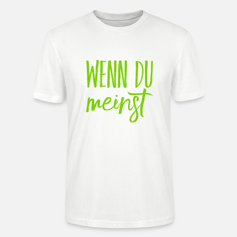 das ist deine Meinung - Stanley/Stella Unisex Bio-T-Shirt CRAFTER - Weiß