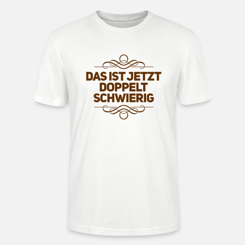 doublement difficile - T-shirt bio CRAFTER Stanley Stella Unisexe - blanc