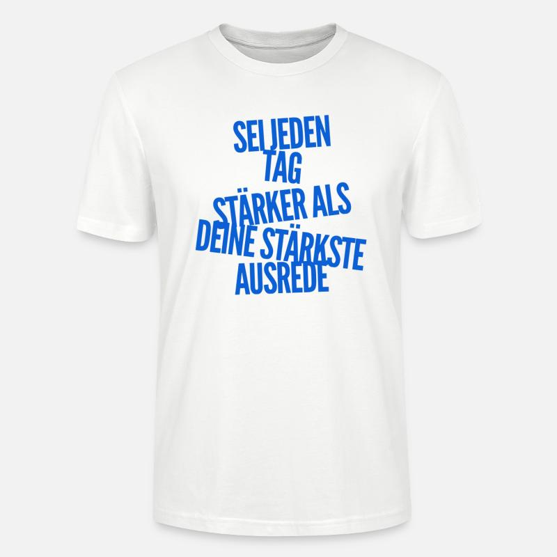 sei stark - Stanley/Stella Unisex Bio-T-Shirt CRAFTER - Weiß