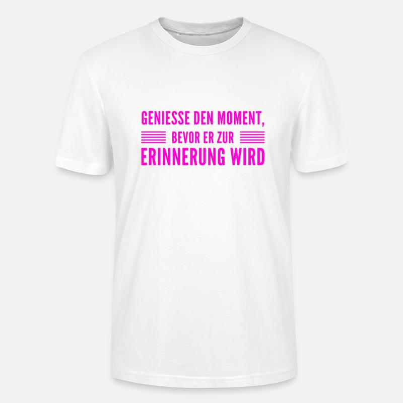 ich bin ein Genießer - Stanley/Stella Unisex Bio-T-Shirt CRAFTER - Weiß