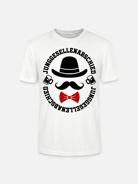 Junggesellenabschied Polterabend - Stanley/Stella Unisex Bio-T-Shirt CRAFTER - Weiß