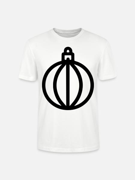 Weihnachtskugel - Stanley/Stella Unisex Bio-T-Shirt CRAFTER - Weiß