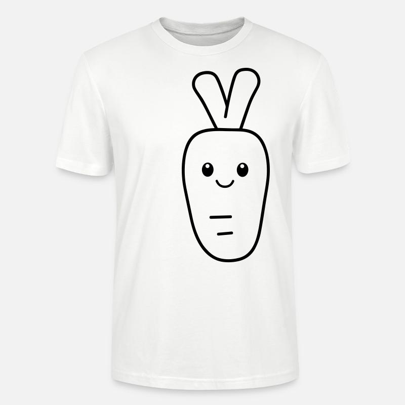 Karotte - Stanley/Stella Unisex Bio-T-Shirt CRAFTER - Weiß